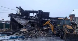 Демонтаж сгоревших зданий в Лянторе | Сварной-Лнт - снос после пожара от 1055 рублей